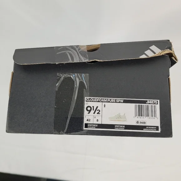 ADIDAS Cloudfoam Pure SPW Sneaker Women's Size 9.5 Seafoam Green JI4875 NIB - Picture 9 of 10
